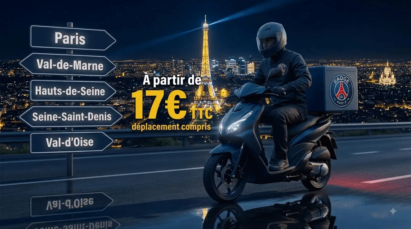 Refaire un badge d'immeuble au meilleur prix avec technicien mobile en Île-de-France